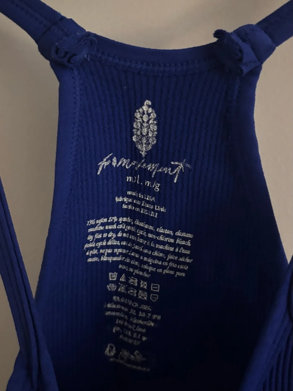 Happiness Runs Long Crop Tank, size M/L
